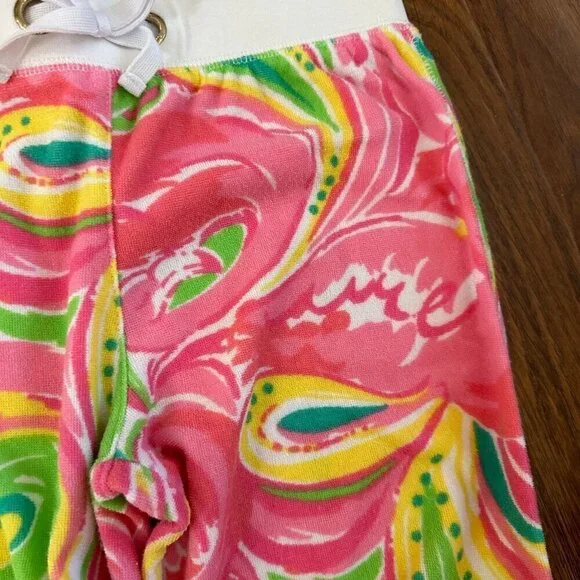 Lilly Pulitzer terry cloth beach pants - Picture 2 of 5
